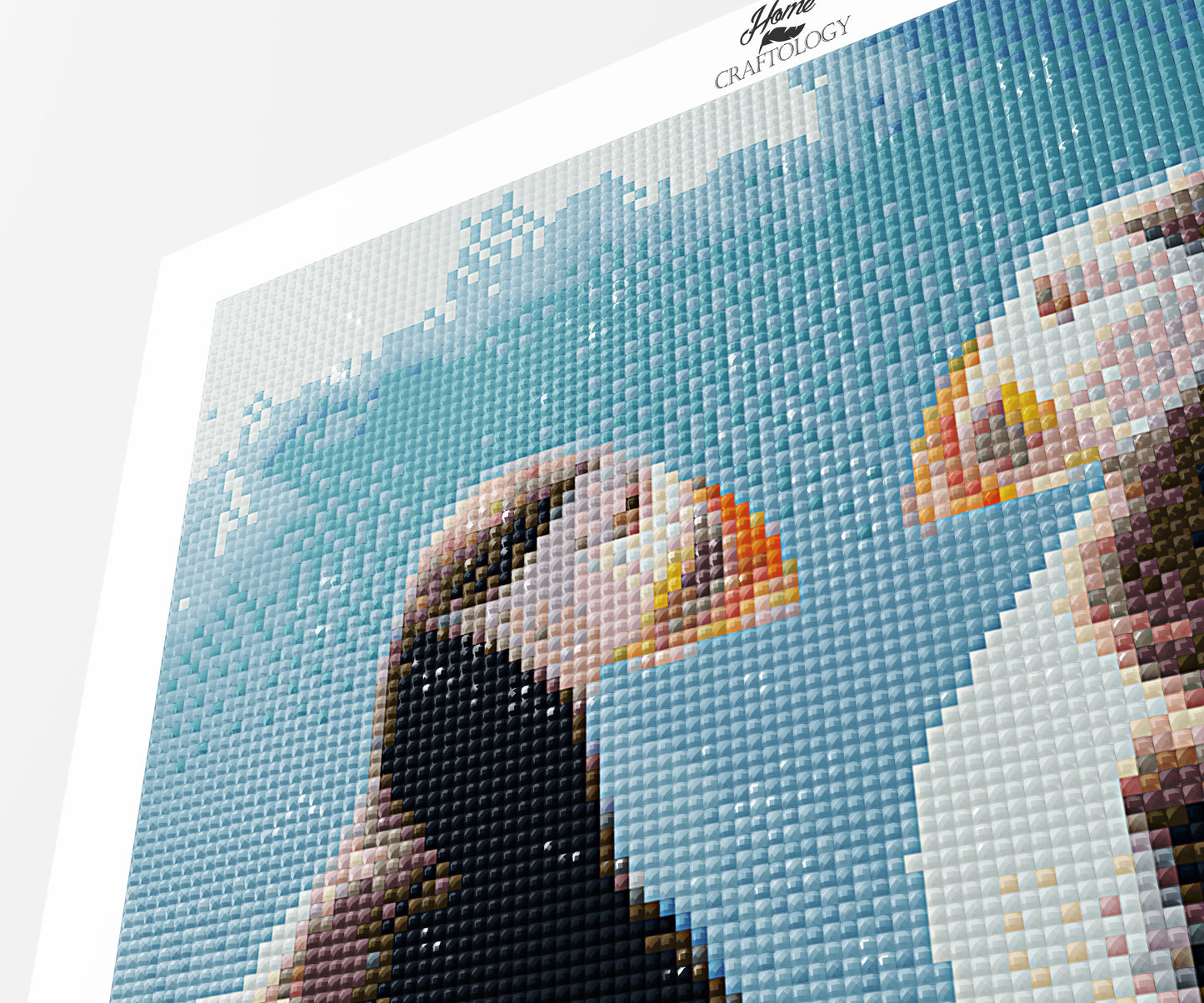 Cute Puffins - Premium Diamond Painting Kit