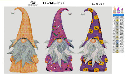 Halloween Gnomes - Premium Diamond Painting Kit
