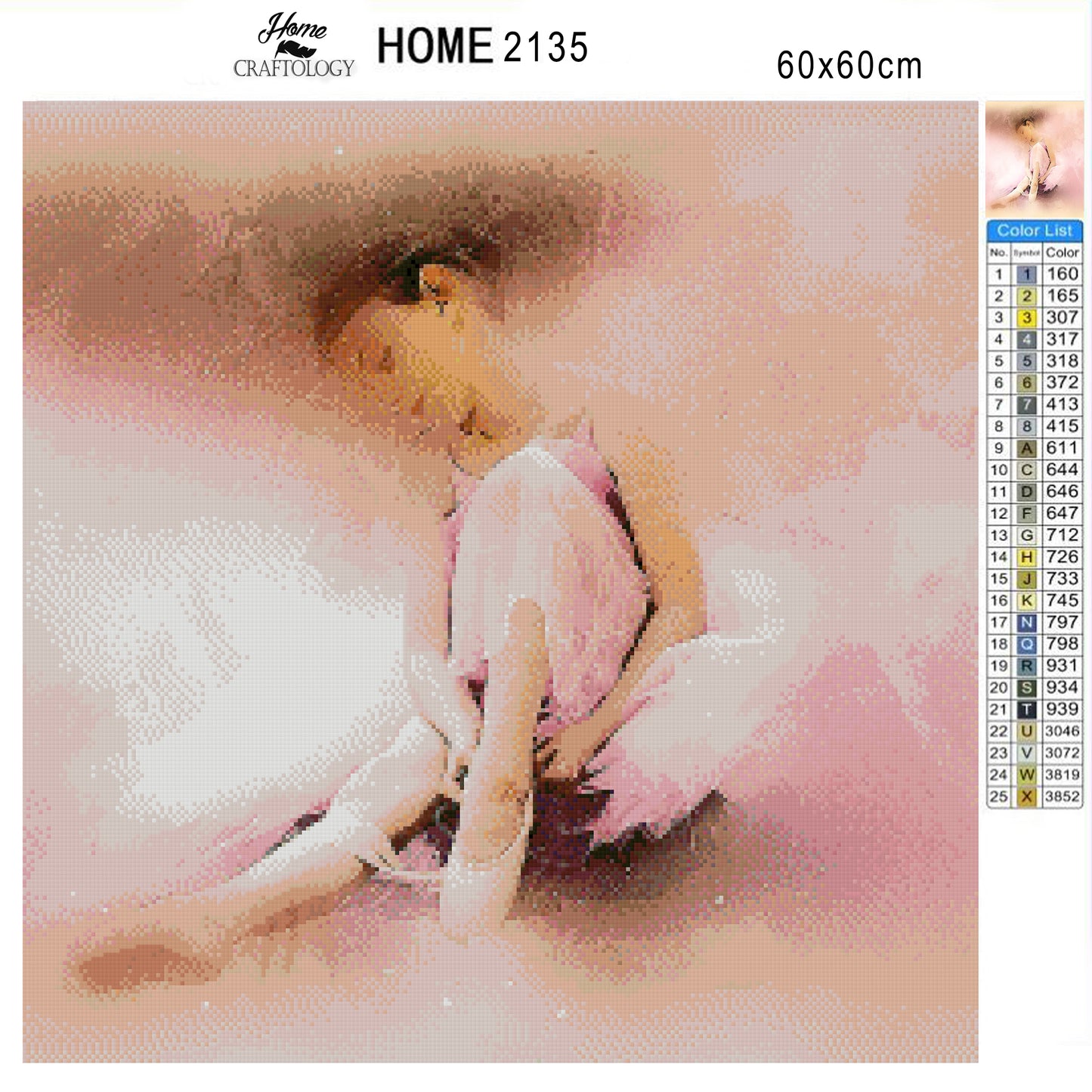 Pretty Little Ballerina - Premium Diamond Painting Kit