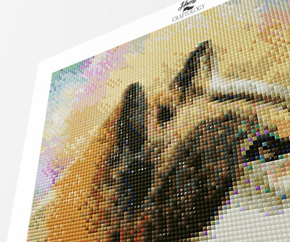 Beautiful Wolf Poster - Premium Diamond Painting Kit