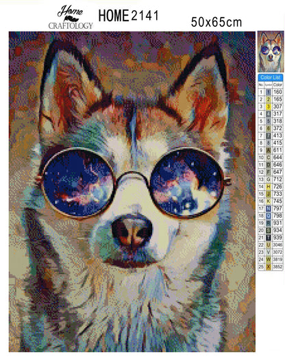 Coolest Husky - Premium Diamond Painting Kit