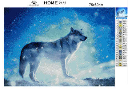 Wolf Snow Art - Premium Diamond Painting Kit