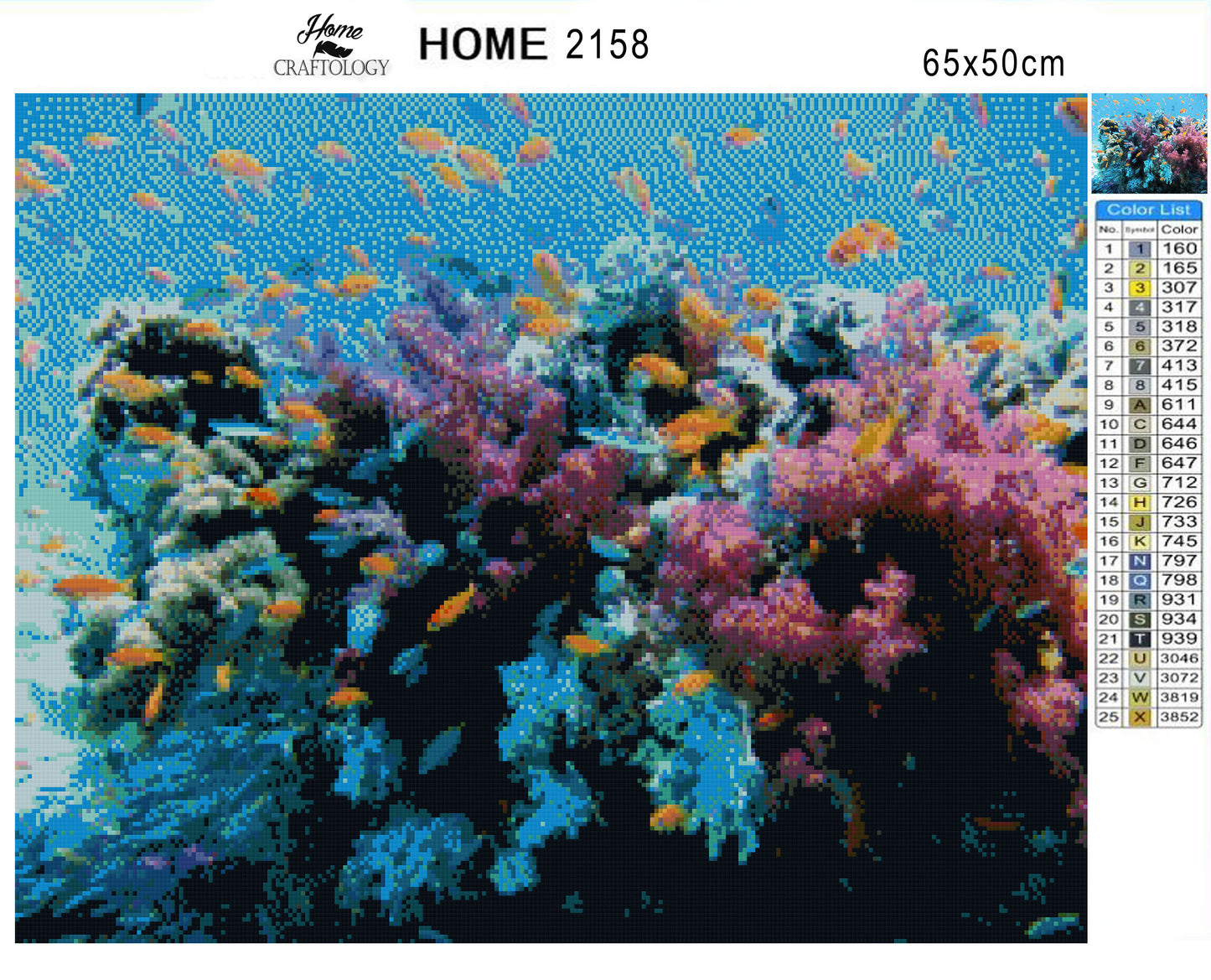 Busy Underwater - Premium Diamond Painting Kit