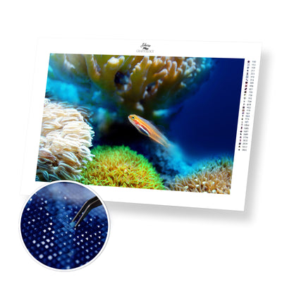 Small Fish in a Deep Sea - Premium Diamond Painting Kit