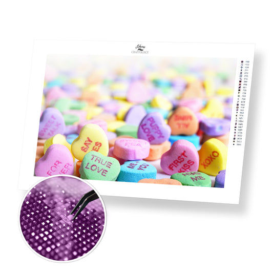 Heart Candies - Premium Diamond Painting Kit