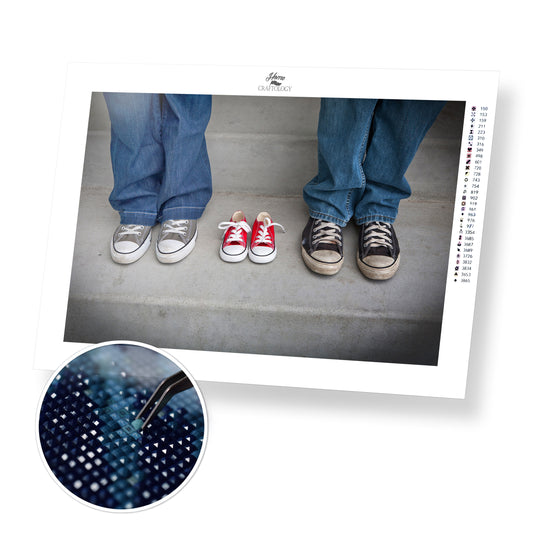 Family Sneakers - Premium Diamond Painting Kit