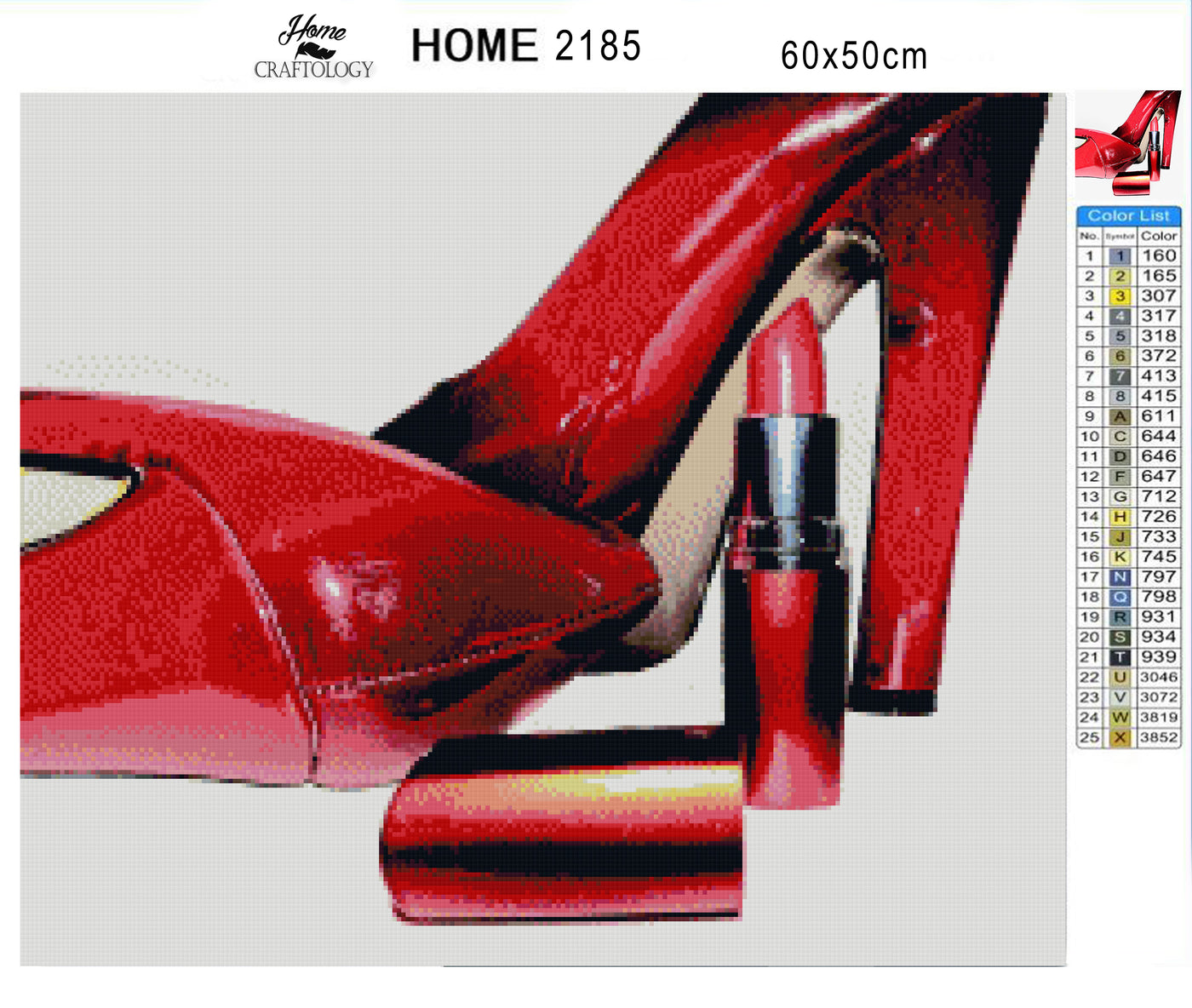 Heels and Lipstick - Premium Diamond Painting Kit