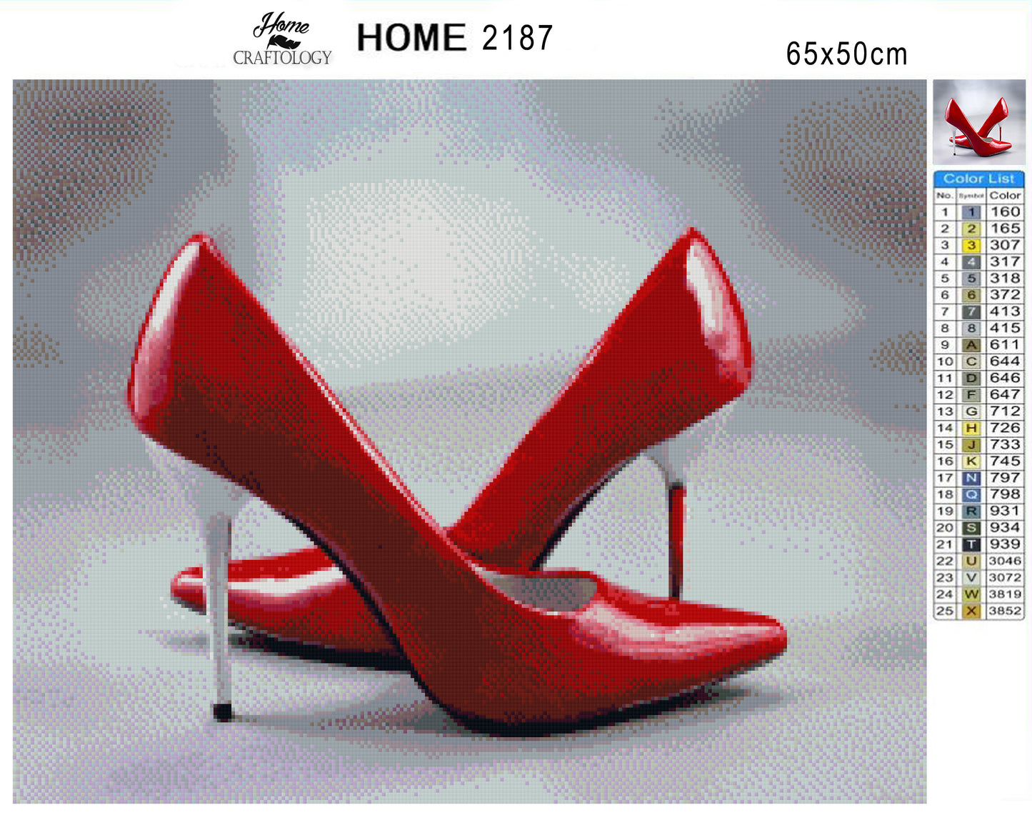 Red Stilettos - Premium Diamond Painting Kit