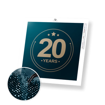20 Years - Premium Diamond Painting Kit