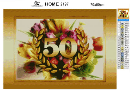 50 Years - Premium Diamond Painting Kit