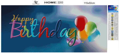 Happy Birthday - Premium Diamond Painting Kit