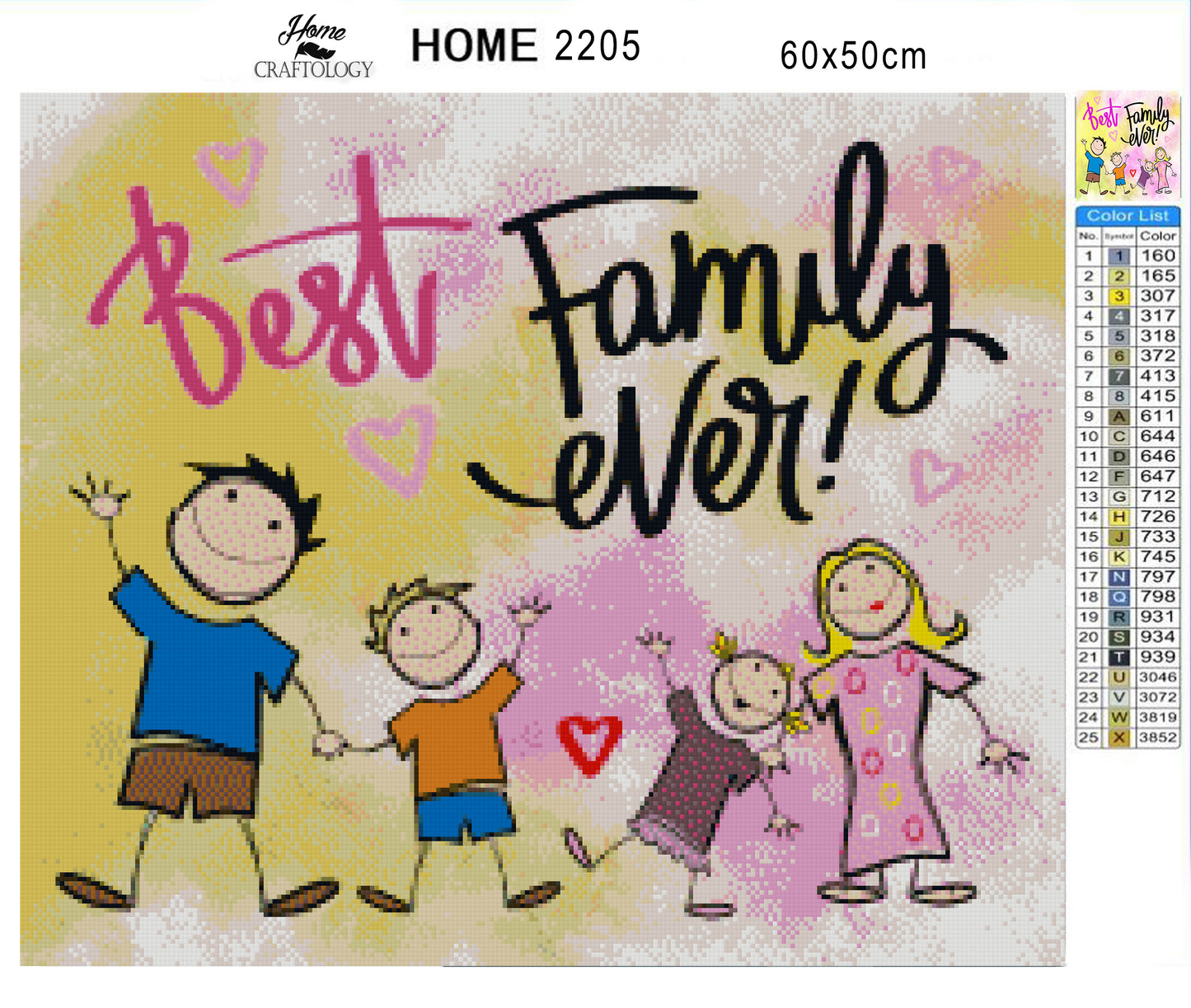 Best Family Ever - Premium Diamond Painting Kit