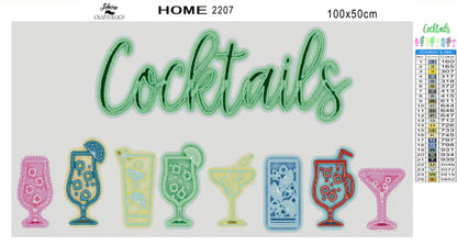 Cocktails - Premium Diamond Painting Kit