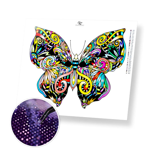 Butterfly Abstract - Premium Diamond Painting Kit