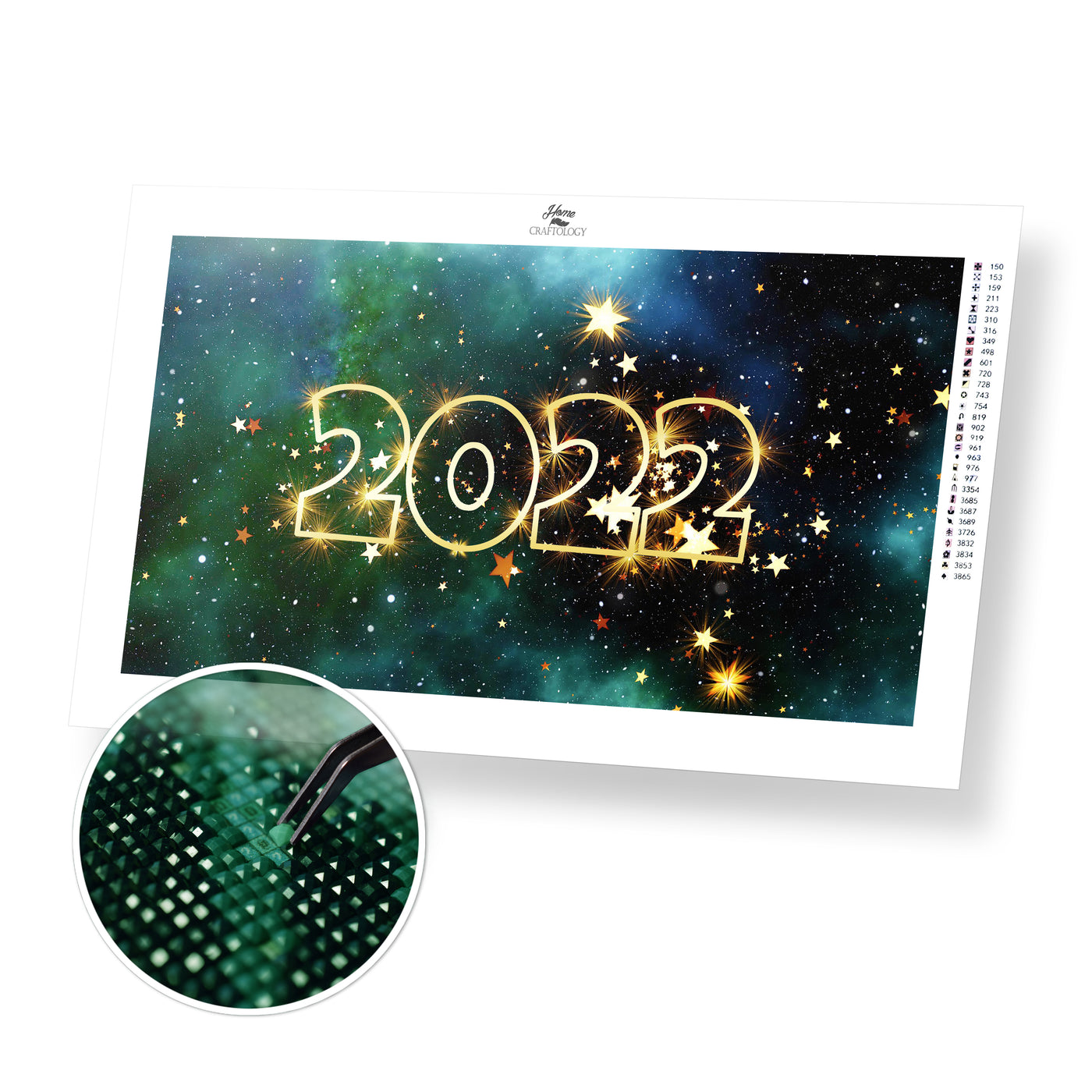 2022 in Space - Premium Diamond Painting Kit