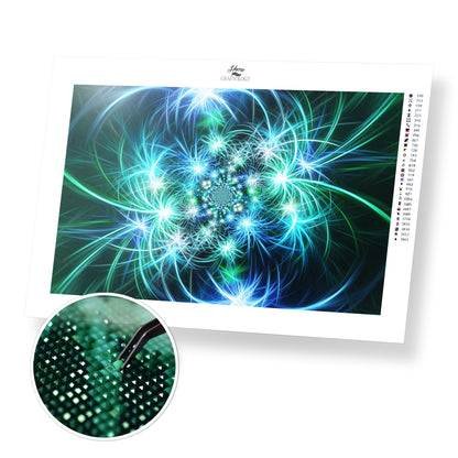 Abstract Fireworks - Premium Diamond Painting Kit