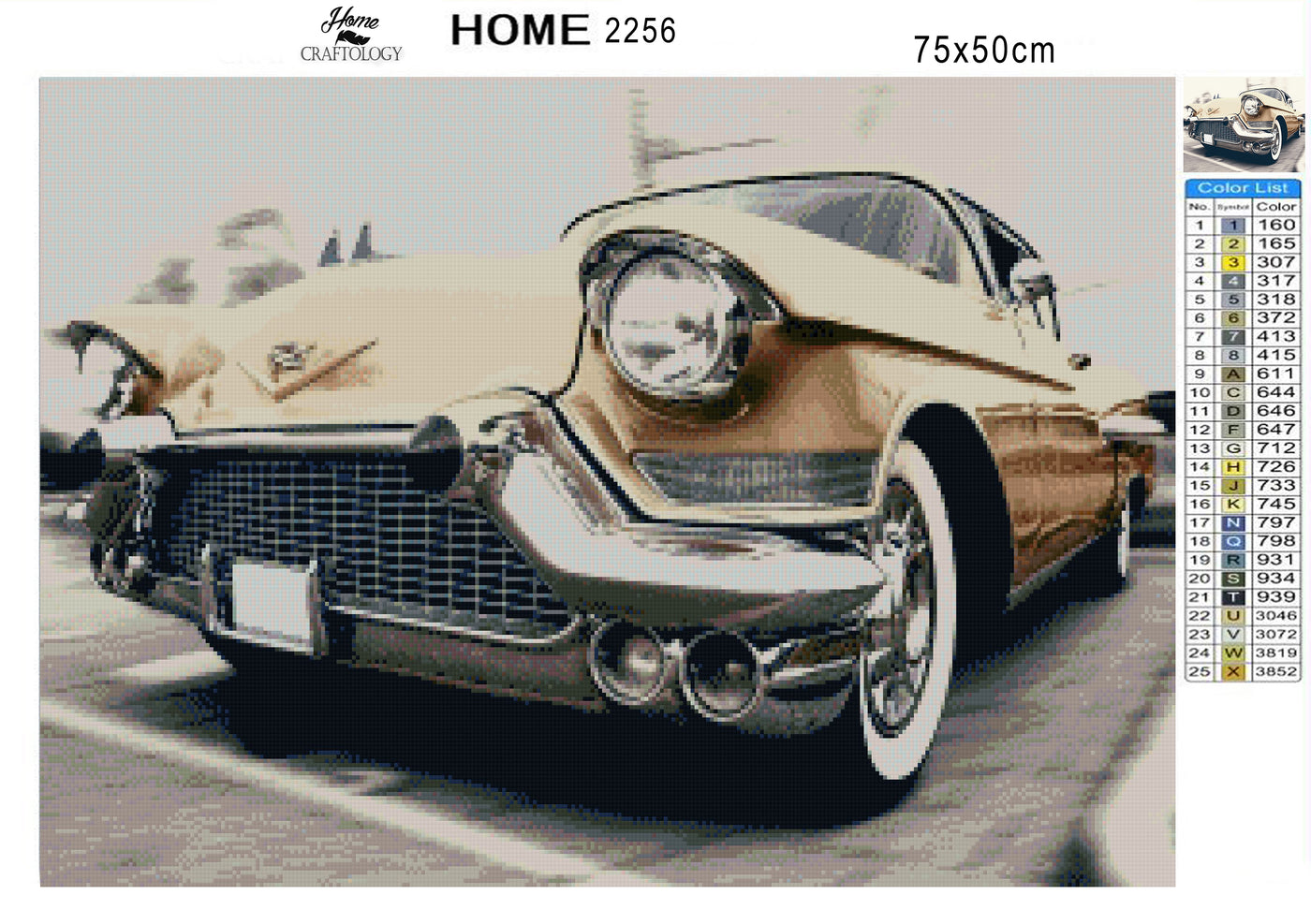 Elegant Vintage Car - Premium Diamond Painting Kit