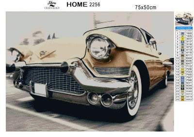Elegant Vintage Car - Premium Diamond Painting Kit