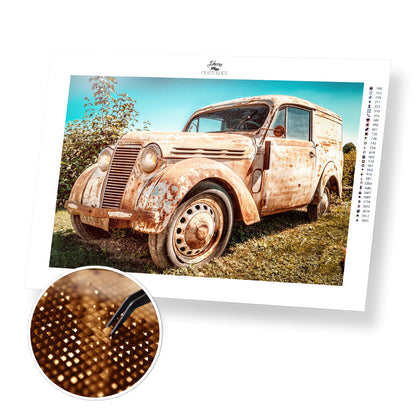 Old Abandoned Truck - Premium Diamond Painting Kit