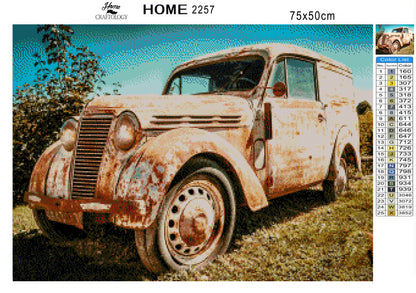 Old Abandoned Truck - Premium Diamond Painting Kit