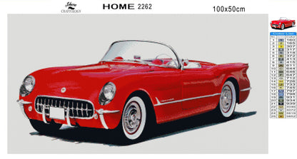 Red Sports Car - Premium Diamond Painting Kit