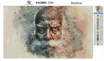 Bearded Old Man - Premium Diamond Painting Kit