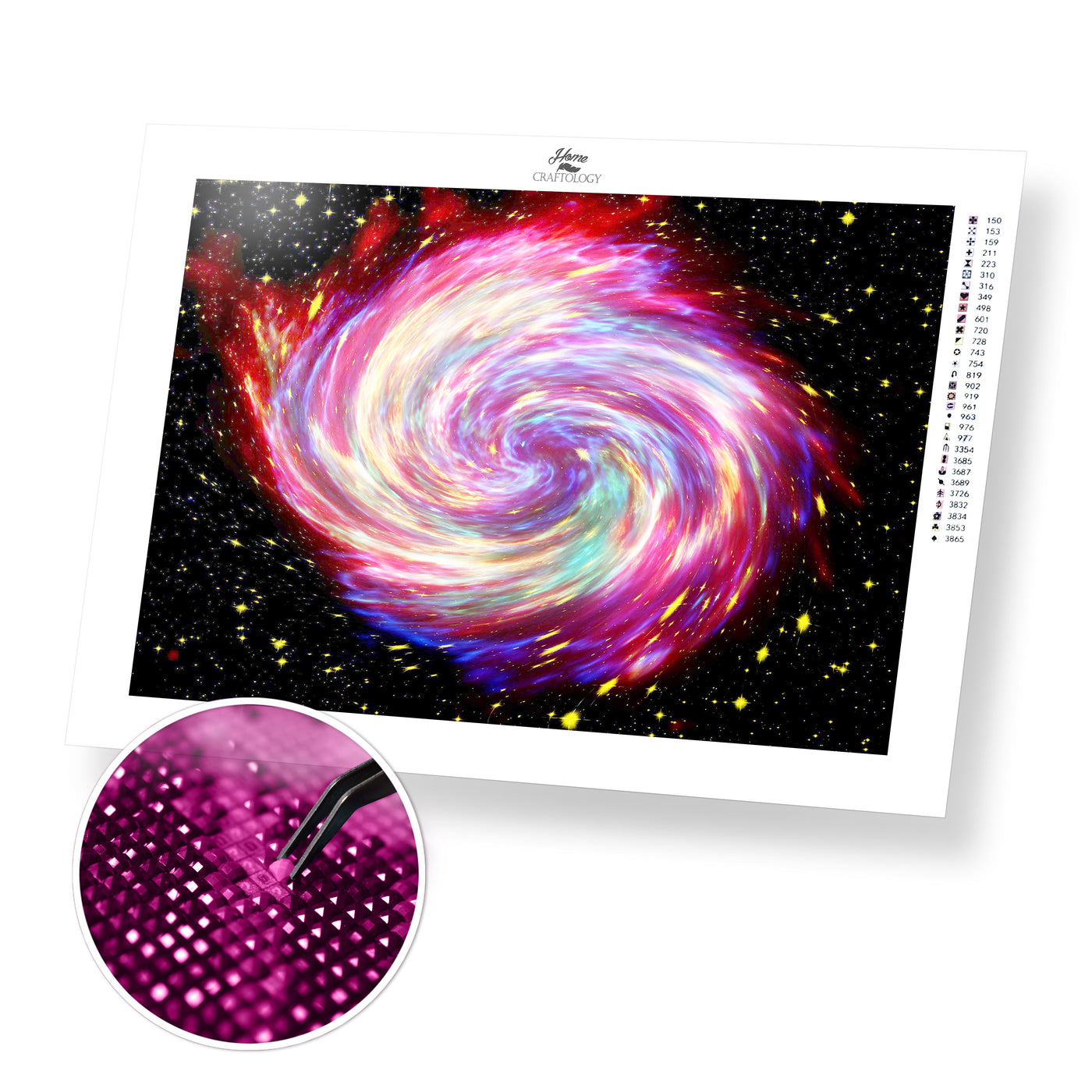 Spiral Supernova - Premium Diamond Painting Kit