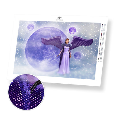 Angel in Purple - Premium Diamond Painting Kit