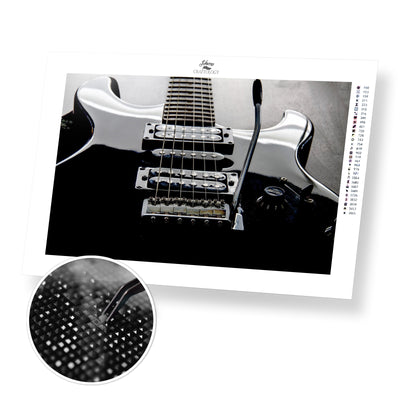 Black Guitar - Premium Diamond Painting Kit