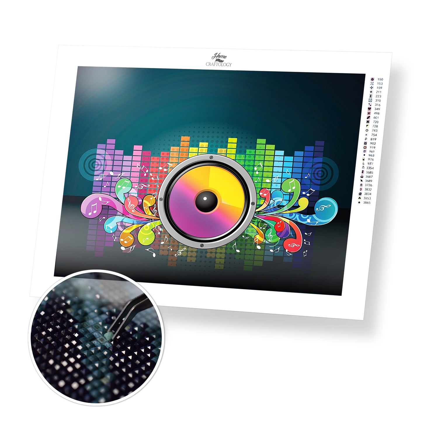 Colorful Sounds - Premium Diamond Painting Kit