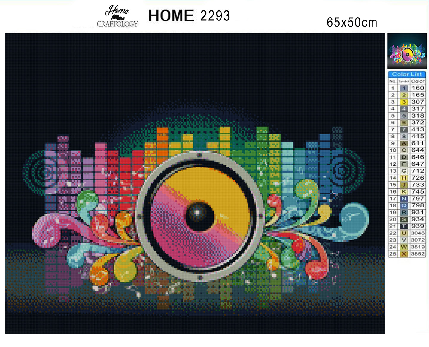 Colorful Sounds - Premium Diamond Painting Kit