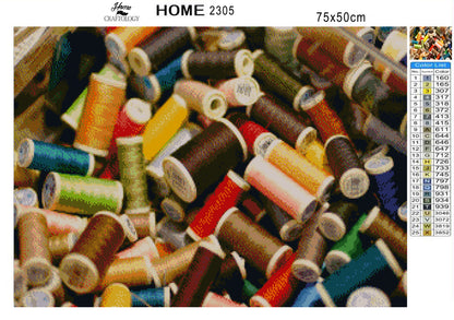 Collection of Threads - Premium Diamond Painting Kit