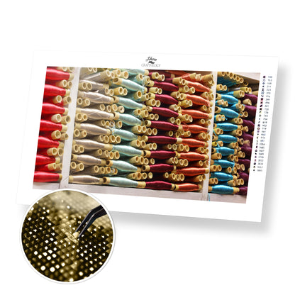 Threads on Display - Premium Diamond Painting Kit