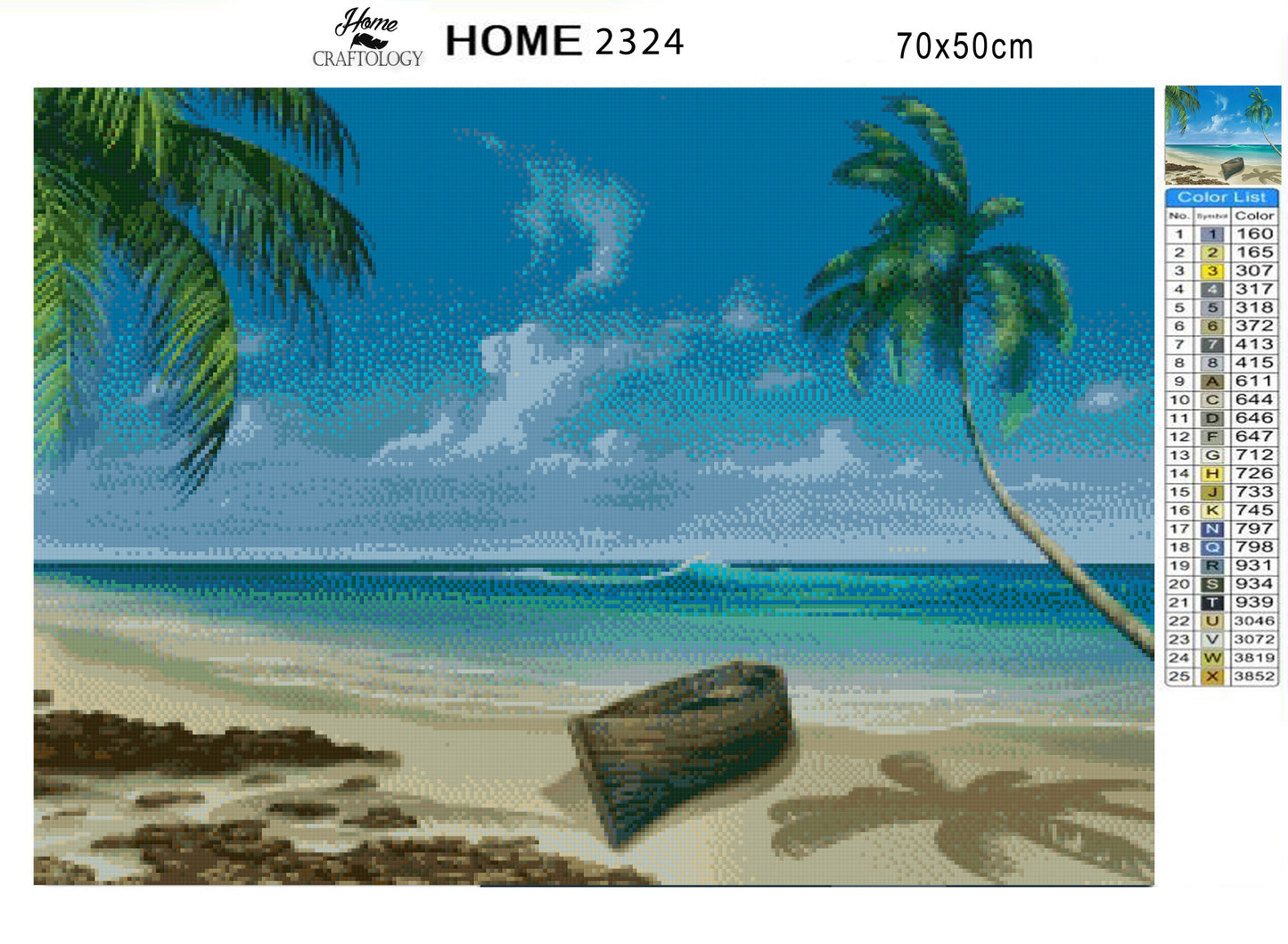 Paradise - Premium Diamond Painting Kit