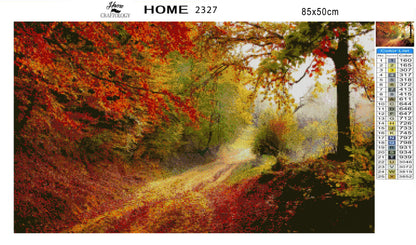 Autumn in the Forest - Premium Diamond Painting Kit