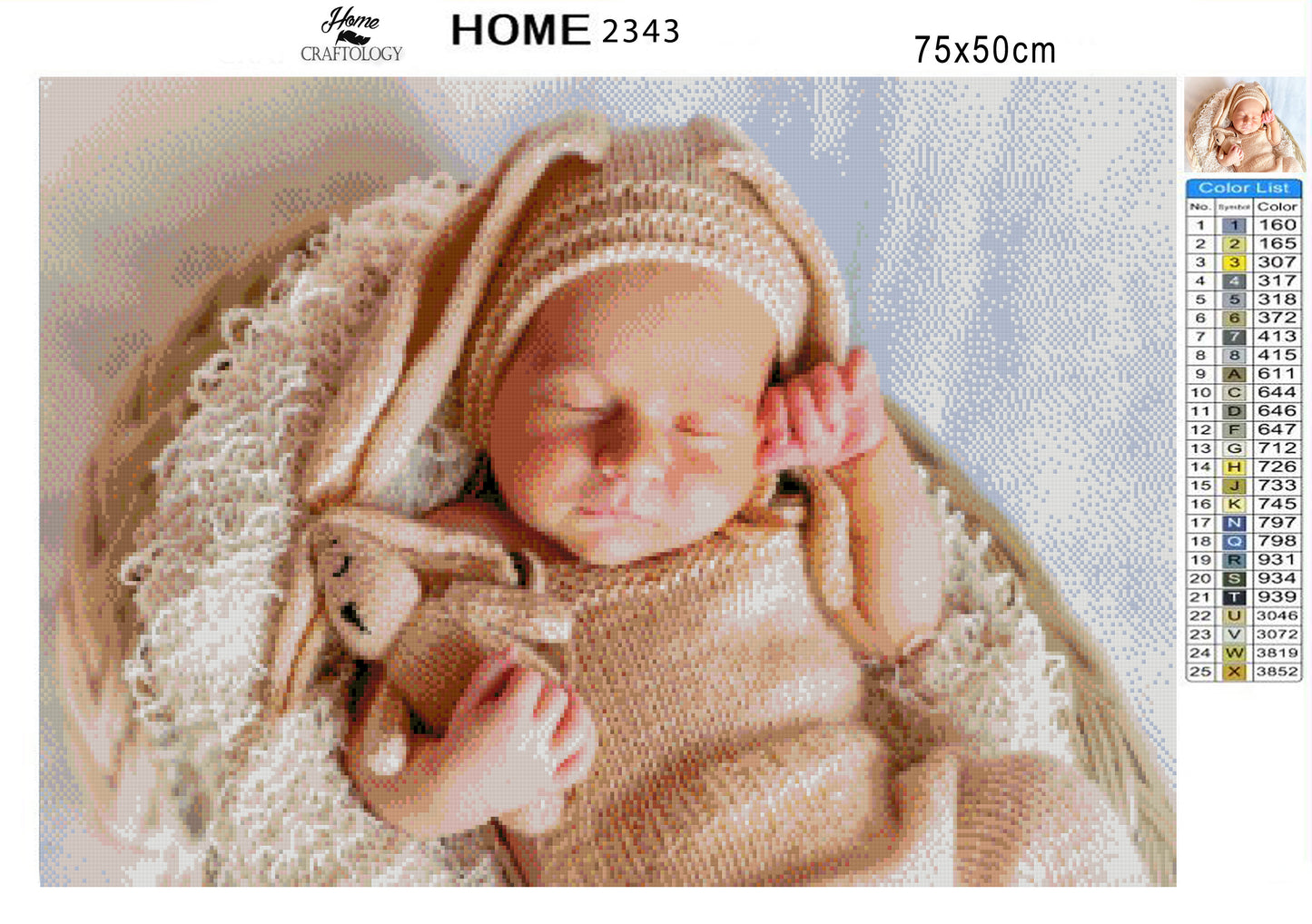 Newborn Shoot - Premium Diamond Painting Kit