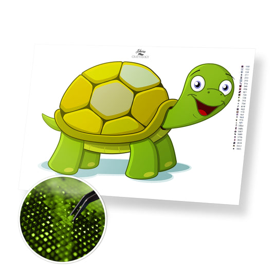 Happy Turtle - Premium Diamond Painting Kit