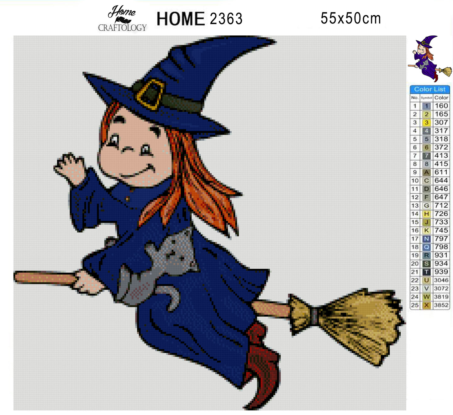 Little Witch - Premium Diamond Painting Kit