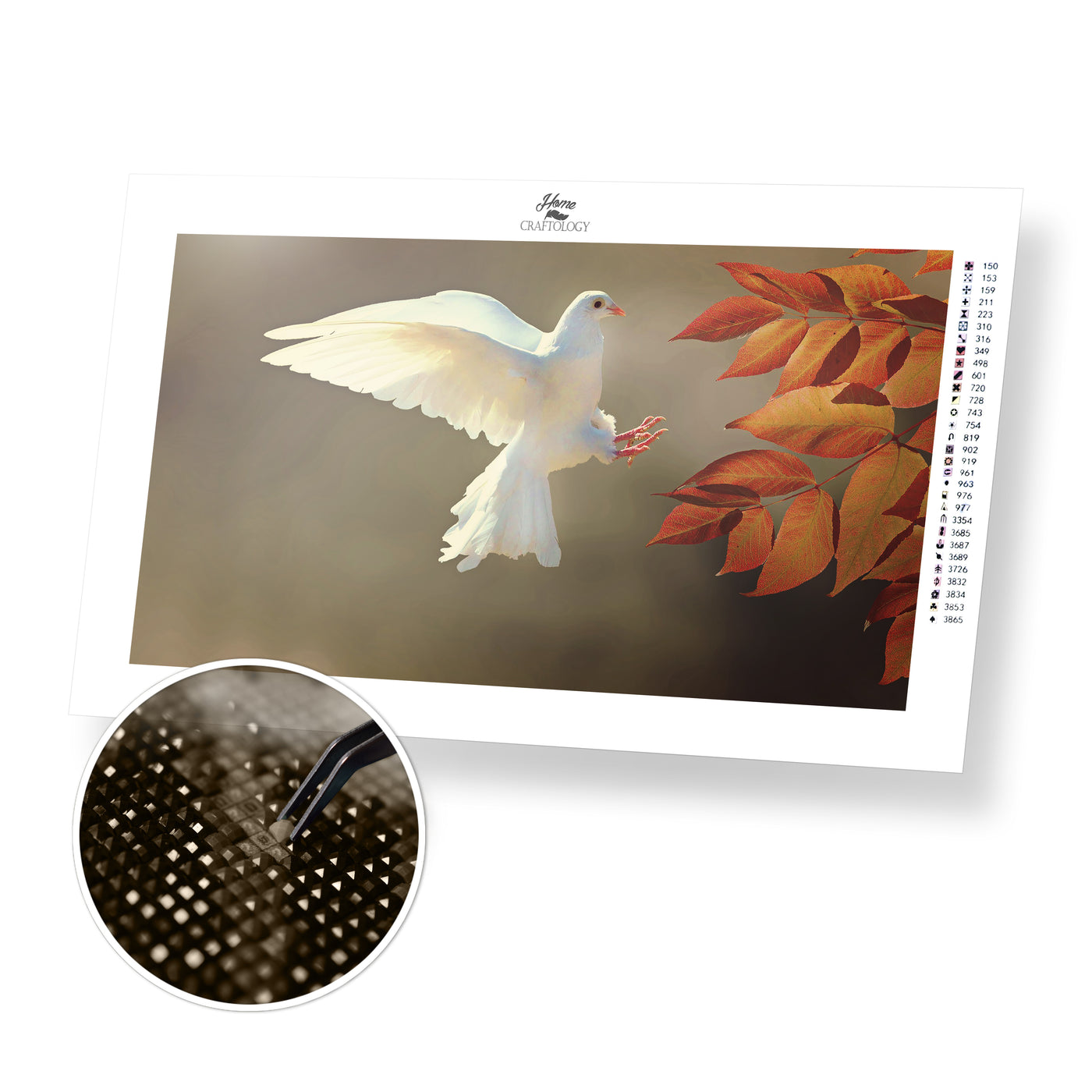 Dove - Premium Diamond Painting Kit