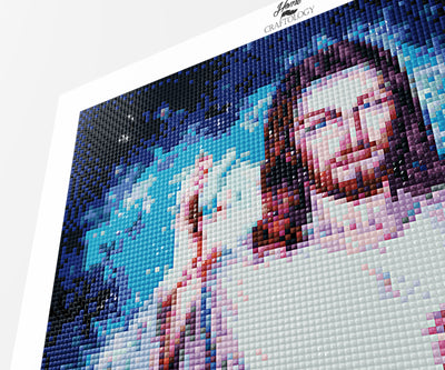 Jesus is in our Hearts - Premium Diamond Painting Kit