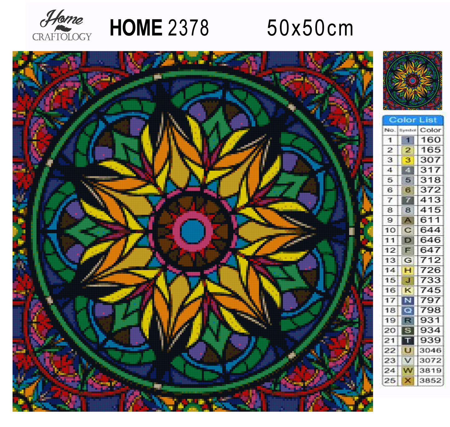 Bohemian Mandala - Premium Diamond Painting Kit