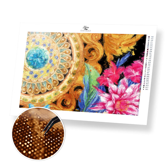 Mandala Painting - Premium Diamond Painting Kit