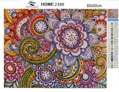 Paisley Mandala - Premium Diamond Painting Kit