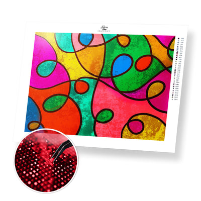 Colorful Abstract - Premium Diamond Painting Kit
