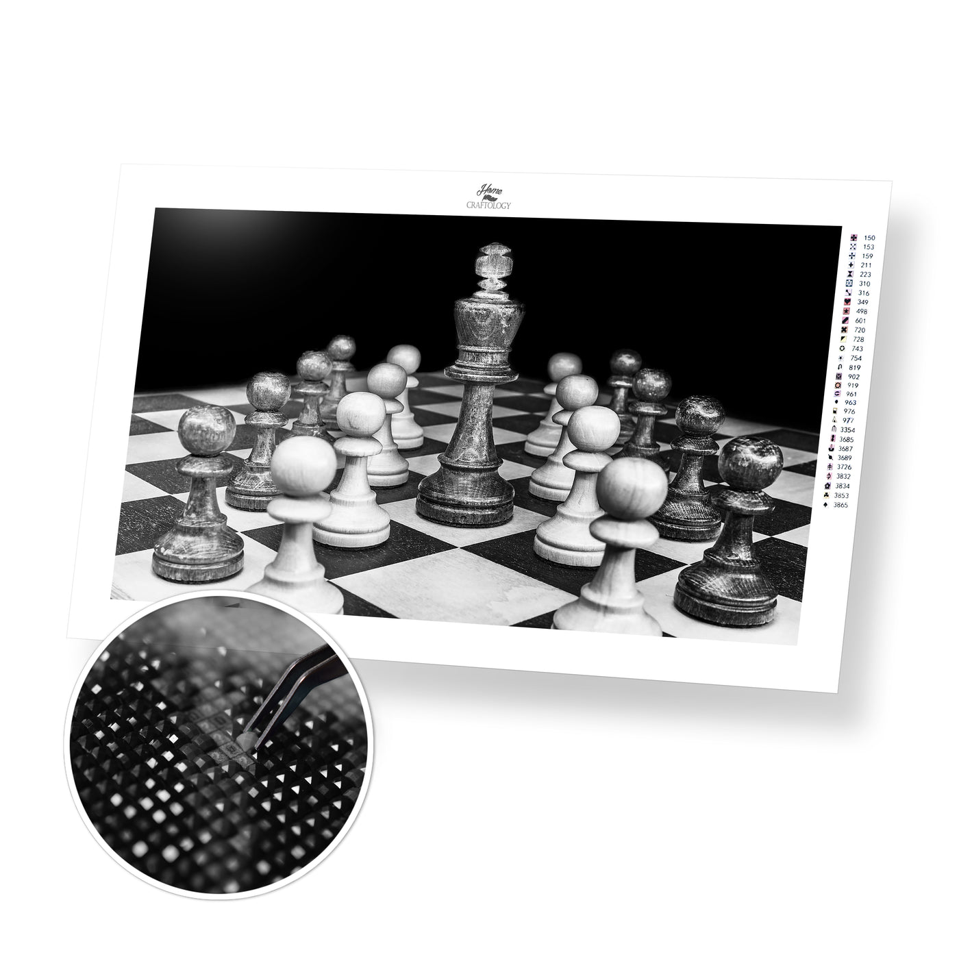 Chess Pieces - Premium Diamond Painting Kit