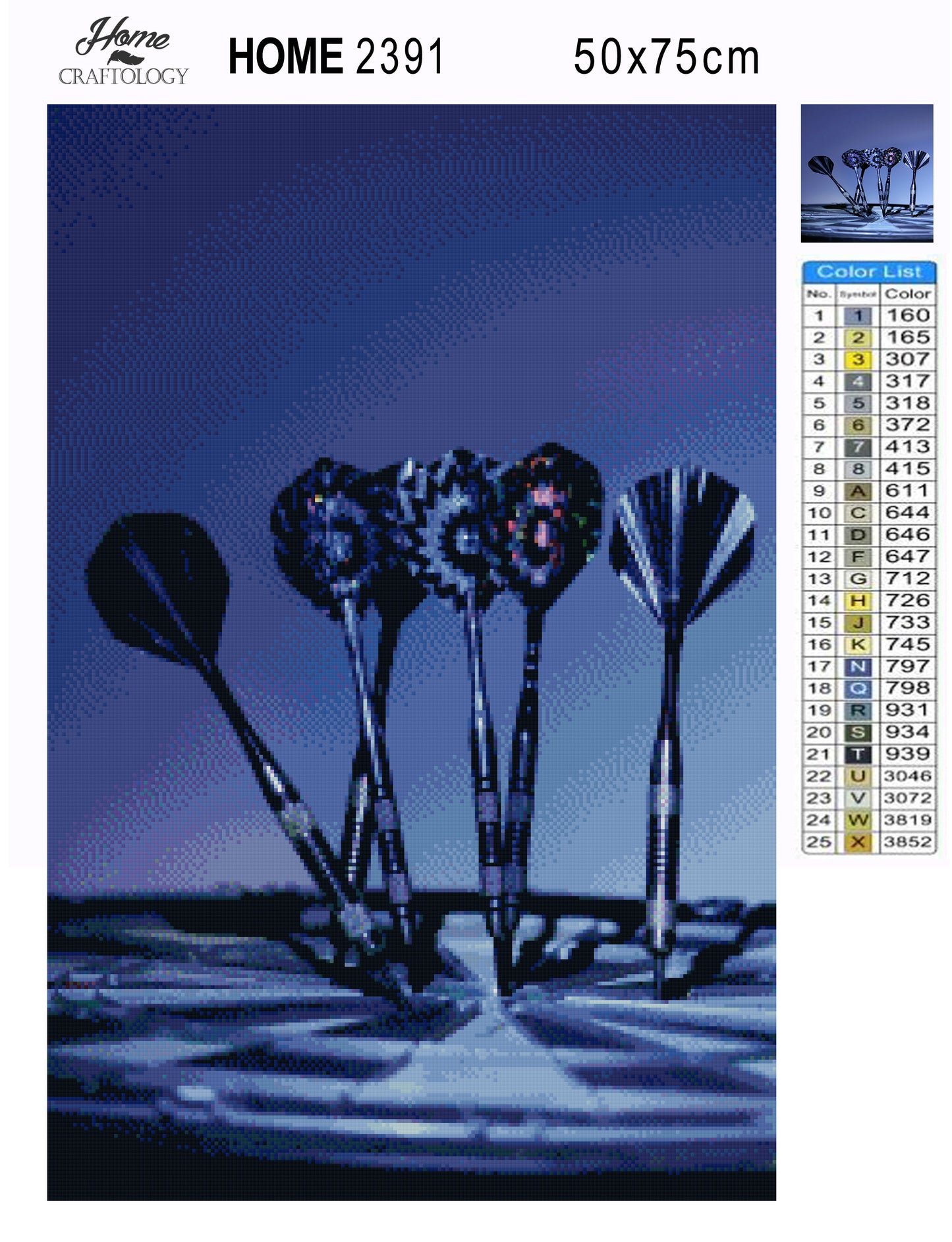 Darts - Premium Diamond Painting Kit