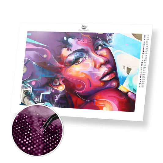 Girl Painting - Premium Diamond Painting Kit