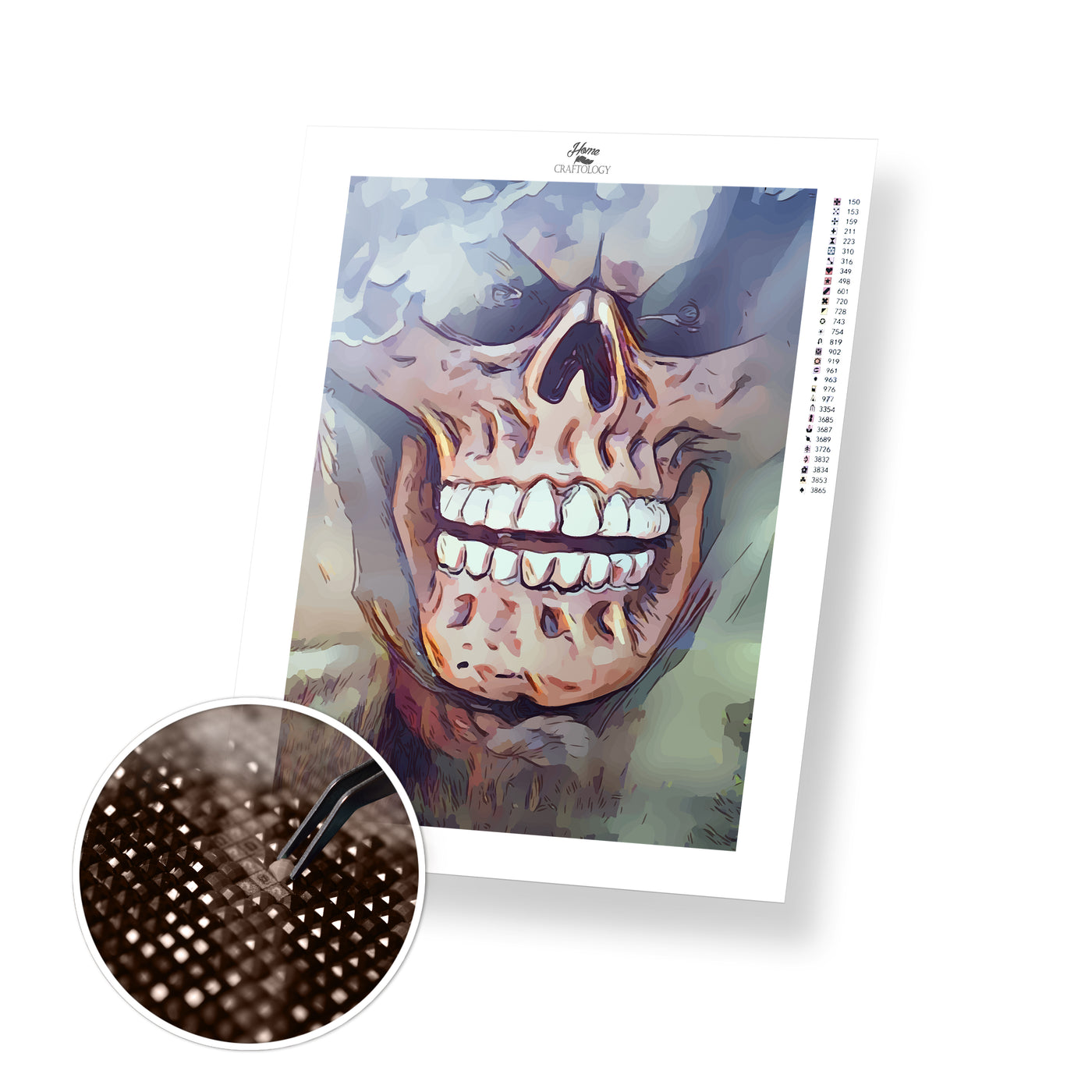 Teeth and Bones - Premium Diamond Painting Kit