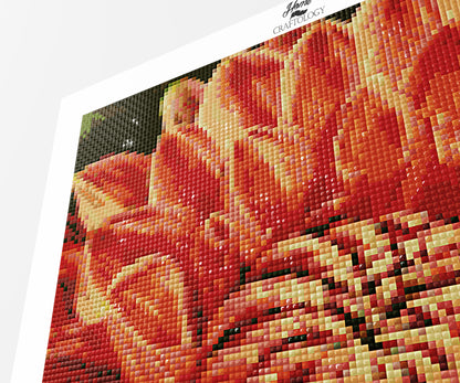 Beautiful Dahlia Close-up - Premium Diamond Painting Kit