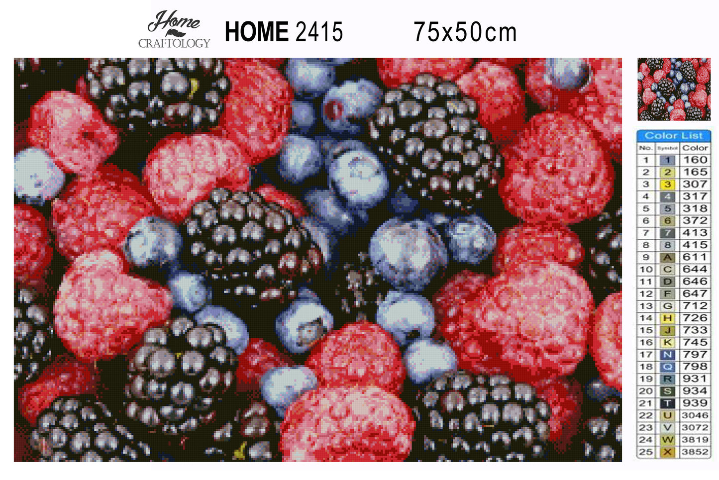 Berries - Premium Diamond Painting Kit